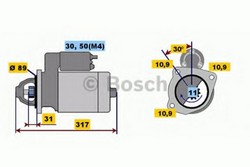 Стартер Bosch 0001231007