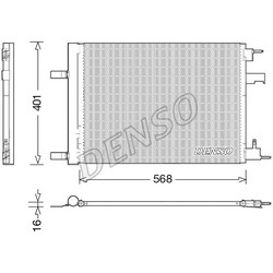 Радіатор кондиціонера Denso DCN20008