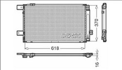Радіатор кондиціонера Denso DCN50005