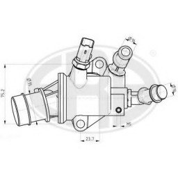 Термостат VALEO 820927 VALEO