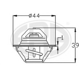 Термостат VALEO 820438 VALEO