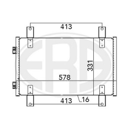 Радіатор кондиціонера VALEO 818018 VALEO