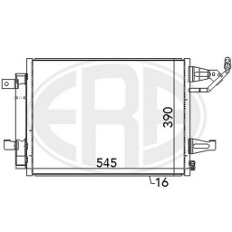 Радіатор кондиціонера ERA 667085A ERA