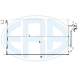 Радіатор кондиціонера VOLKSWAGEN 7HO82O411C VOLKSWAGEN