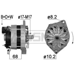 Генератор DELCO DRA8351 DELCO