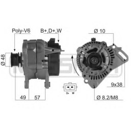 Генератор VALEO A11VI21 VALEO