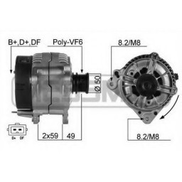 Генератор BOSCH 0 123 515 020 BOSCH