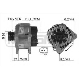 Генератор VOLKSWAGEN 028 903 029 R VOLKSWAGEN