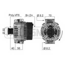 Генератор BOSCH 0 124 615 015 BOSCH