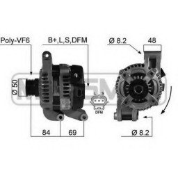 Генератор FORD 3M5T10300VB FORD