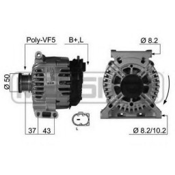 Генератор VALEO 839033 VALEO