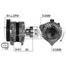 Генератор DELCO DRB8380 DELCO