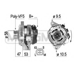 Генератор DENSO 104210-3050 DENSO