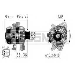 Генератор DENSO 104210-9290 DENSO