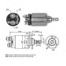 Втягуюче реле стартера Zm ZM1731C