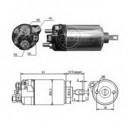 Втягуюче реле стартера Zm ZM625