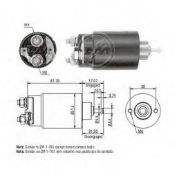 Втягуюче реле стартера Zm ZM761C