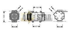 Компресор кондиціонера RENAULT 7701499836 RENAULT