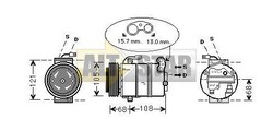 Компресор кондиціонера OPEL 1854123 OPEL