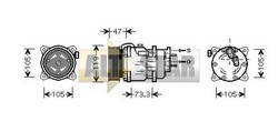 Компресор кондиціонера PEUGEOT 9659230880 PEUGEOT