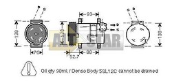 Компресор кондиціонера FIAT 71721741 FIAT