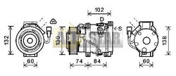 Компресор кондиціонера DELPHI CS20070 DELPHI