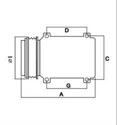 Компресор кондиціонера DENSO DCP01004