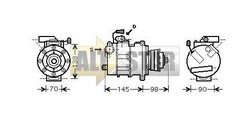 Компресор кондиціонера VOLKSWAGEN 4E0260805Q VOLKSWAGEN