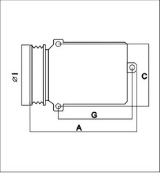 Компресор кондиціонера STANDARD F498917 STANDARD