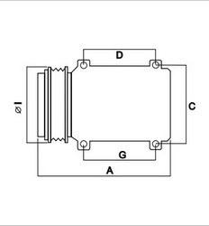 Компресор кондиціонера CHRYSLER 4677205D CHRYSLER