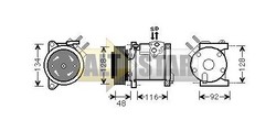 Компресор кондиціонера DENSO DCP06017