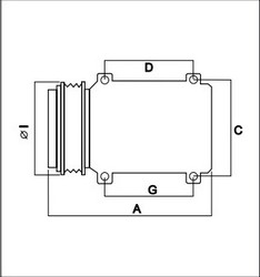 Компресор кондиціонера FIAT 71721681 FIAT