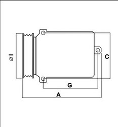 Компресор кондиціонера DENSO DCP17039