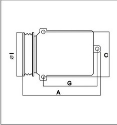 Компресор кондиціонера DENSO DCP17075