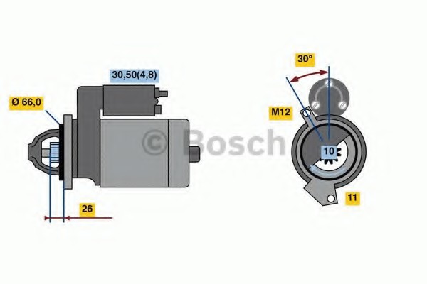 Стартер Bosch 0001138019