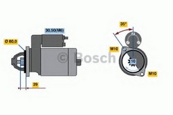 Стартер Bosch 0001115070