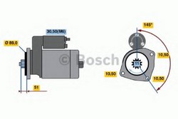 Стартер Bosch 0001241008