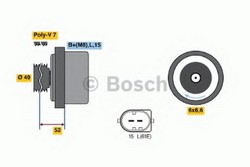 Генератор Bosch 01220AA1J0