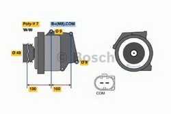 Генератор Bosch 01220AA2C0