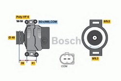 Генератор Bosch 0124525059