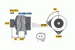 Генератор Bosch 0124615038