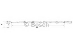 Датчик ABS Bosch 0265006711