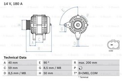 Генератор Bosch 0986083310