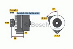 Генератор Bosch 6033GB3040