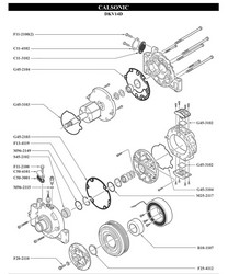 Компресор кондиціонера Calsonic DKV14D