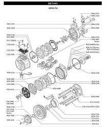 Компресор кондиціонера Denso 10PA17VL