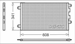 Радіатор кондиціонера Denso DCN01012