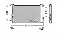 Радіатор кондиціонера Denso DCN01016