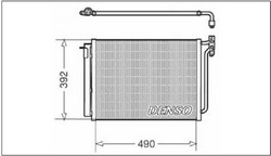 Радіатор кондиціонера MINI 64536914216 MINI