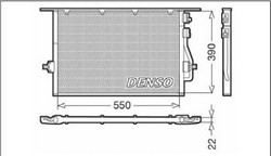 Радіатор кондиціонера Denso DCN10014